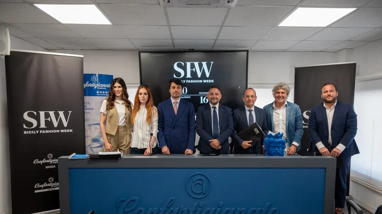 ​​Sicily Fashion Week 2025_ la conferenza stampa che racconta una nuova identità tra artigianalità, visione e futuro